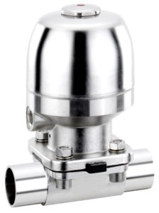 1" on 1.5" T (extended weld) Pneumatic Diaphragm Valve (Gemu size 25)
